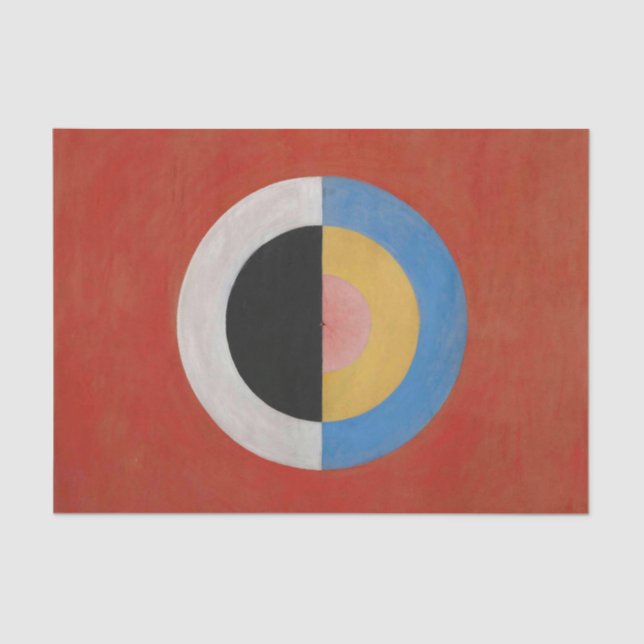 Papel De Seda Grupo IX, SUW, No 17, The Swan, No 17, Hilma Klint (Frente )