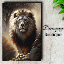 Papel De Seda Guardião Régio Decoupage