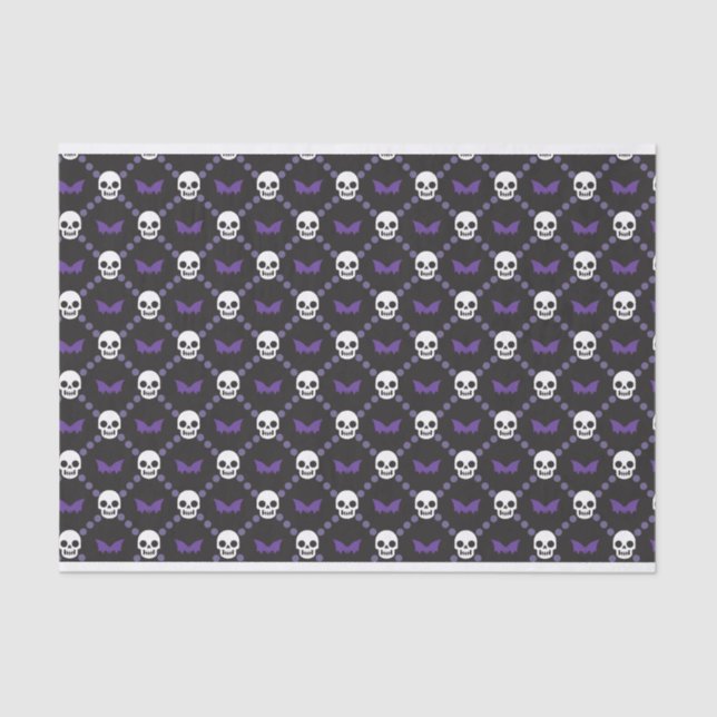 Papel De Seda Gucci Designee Halloween SM Skeletons (Frente )