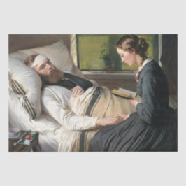 Papel De Seda Guerreiro ferido (por Elisabeth Jerichau-Baumann)