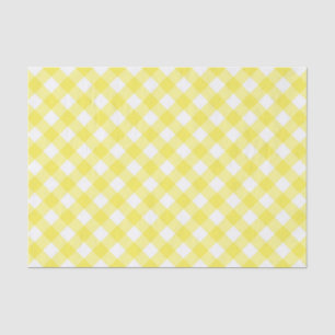 Papel De Seda Guingão amarelo ensolarado