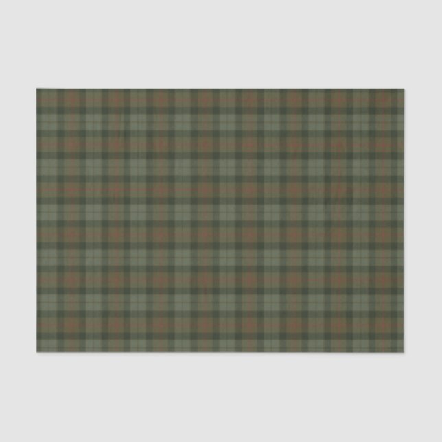 Papel De Seda Gunn Weathered Original Scottish Tartan (Frente )