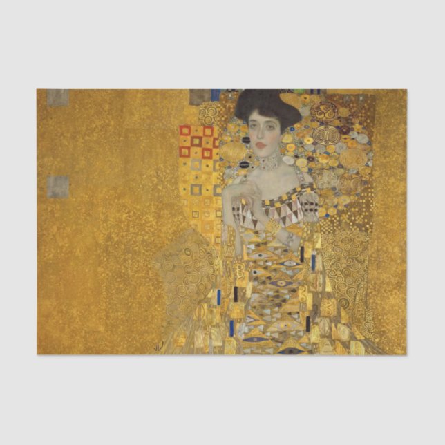 Papel De Seda Gustav Klimt - Adele Bloch-Bauer I (Frente )