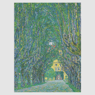 Papel De Seda Gustav Klimt - Avenida no Parque Schloss Kammer