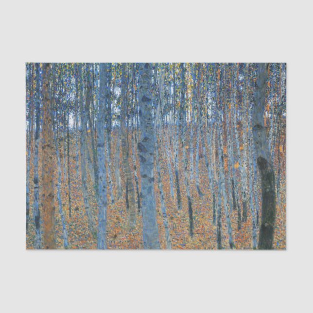Papel De Seda Gustav Klimt Beech Tree Grove (Frente )