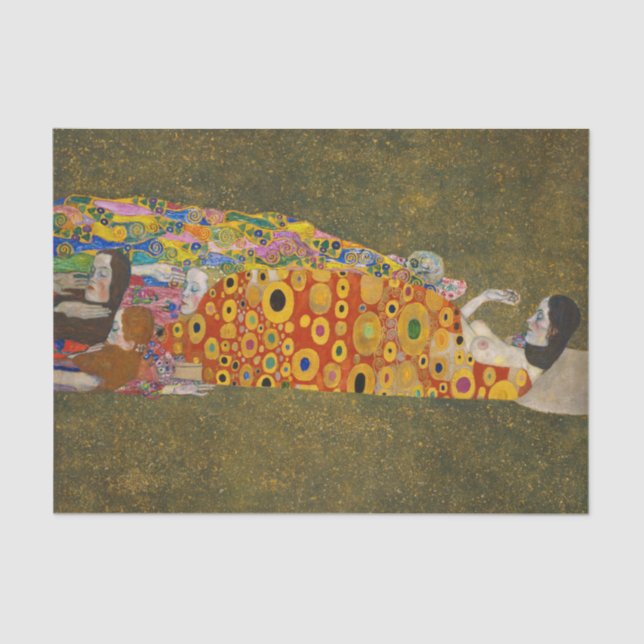 Papel De Seda Gustav Klimt - Esperança (Frente )
