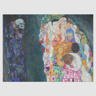 Papel De Seda Gustav Klimt - Morte e Vida