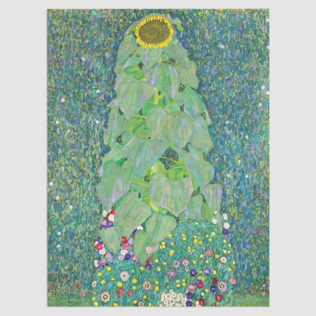 Papel De Seda Gustav Klimt - O Girassol (Criador carregado)