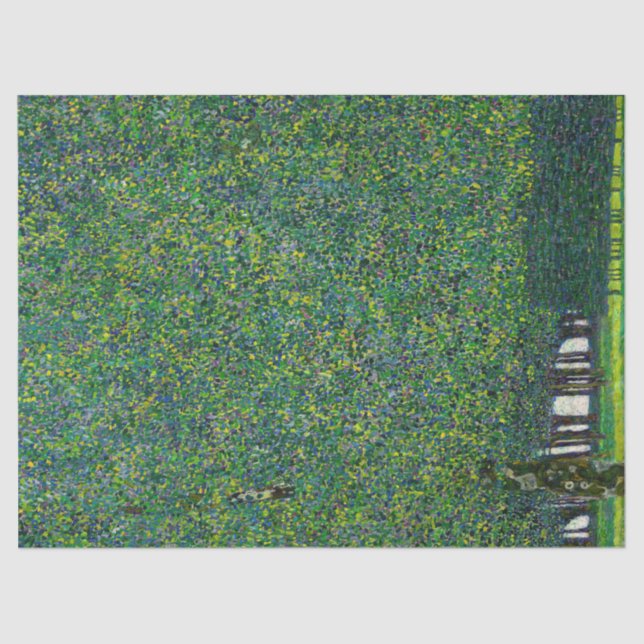 Papel De Seda Gustav Klimt - O Parque (Frente )
