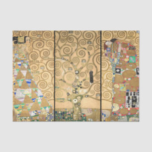 Papel De Seda Gustav Klimt - Stoclet Frieze Árvore da Vida
