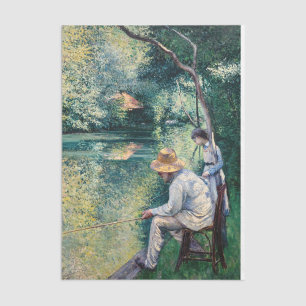 Papel De Seda Gustave Caillebotte - Angling