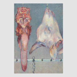 Papel De Seda Gustave Caillebotte - Cabeça de Bezerro e Língua d