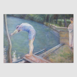 Papel De Seda Gustave Caillebotte - O Banhista / O Mergulhador