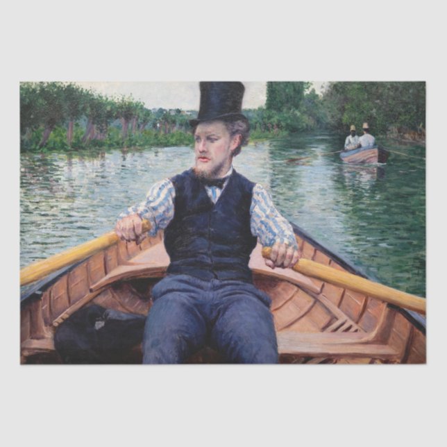Papel De Seda Gustave Caillebotte - Partido Barco (Frente )
