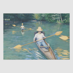 Papel De Seda Gustave Caillebotte - Skiffs nos Yerres