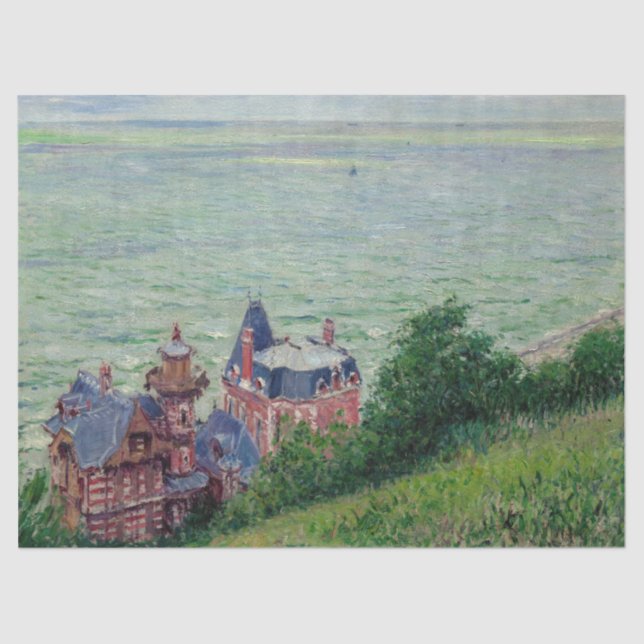 Papel De Seda Gustave Caillebotte - Villas em Trouville (Frente )