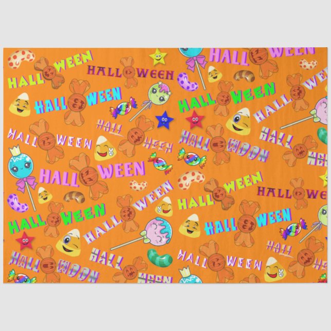Papel De Seda Halloween (Frente )