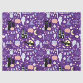 Papel De Seda Halloween Colorful