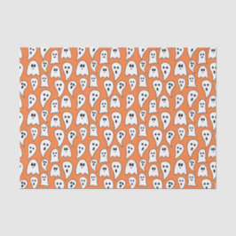 Papel De Seda Halloween Ghost Orange