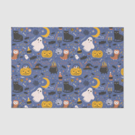 Papel De Seda Halloween Ghosts