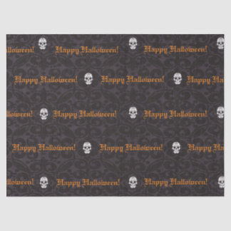Papel De Seda Halloween Happy Skulls Tissue Paper