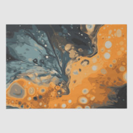 Papel De Seda Halloween Marble Watercolor Swirl 3