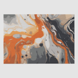 Papel De Seda Halloween Marble Watercolor Swirl 6