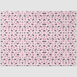 Papel De Seda Halloween Pumpkins e Bat Pattern