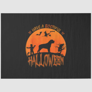 Papel De Seda Halloween Rottweiler Cachorro Engraçado Costume