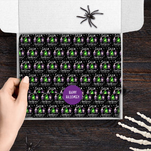 Papel De Seda Halloween Salem Apothary Potions Tonics Elixirs