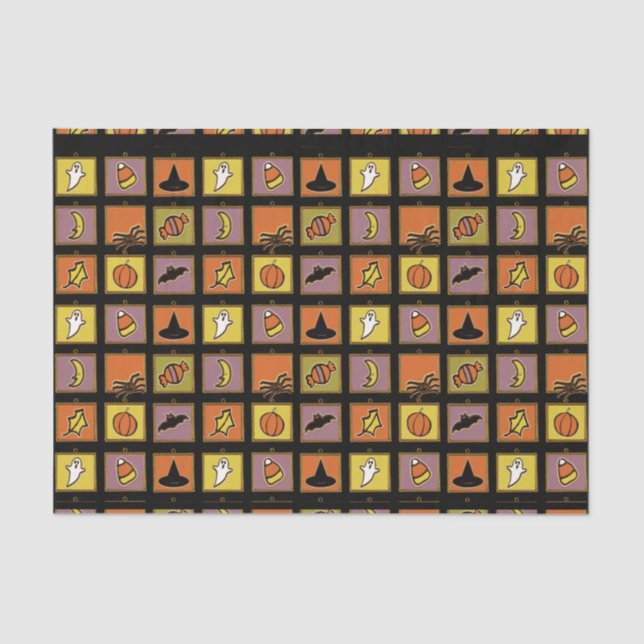 Papel De Seda Halloween Tissue Paper (Frente )