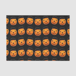 Papel De Seda Halloween Trick or Treat Pumpkins Tissue Paper