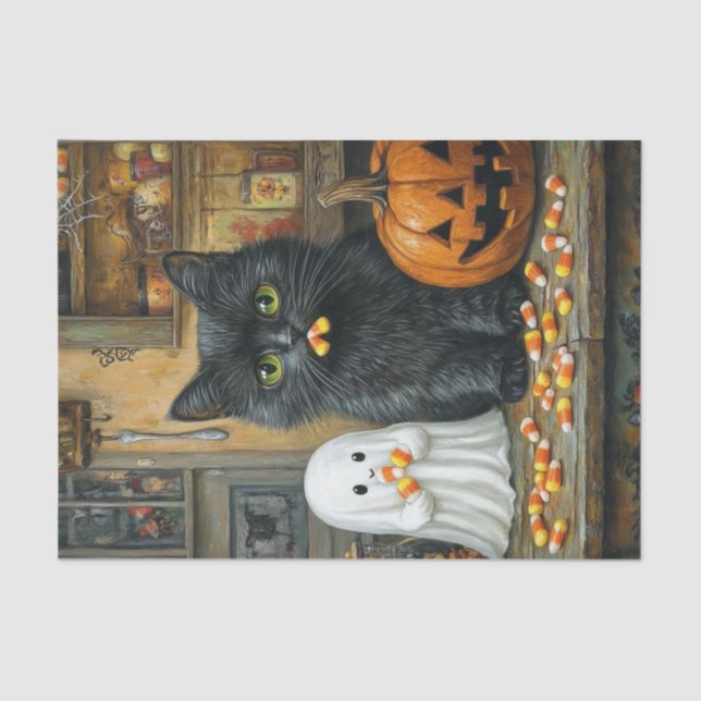 Papel De Seda Halloween Vibes2 (Frente )