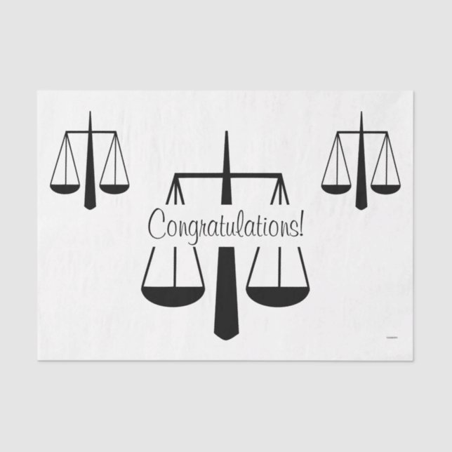 Papel De Seda HAMbyWG - Escalas de Justiça (Frente )