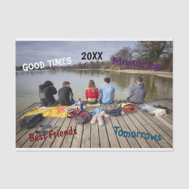 Papel De Seda HAMbyWG - Foto com palavras (Frente )