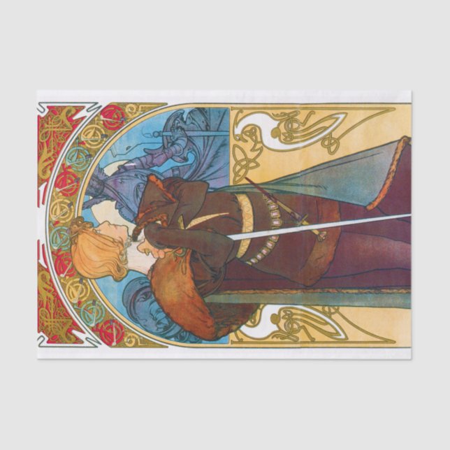 Papel De Seda Hamlet, Alphonse Mucha (Frente )