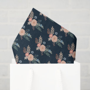 Papel De Seda Hanukkah judeu Bat Mitzvah Florals Conjunto desenh