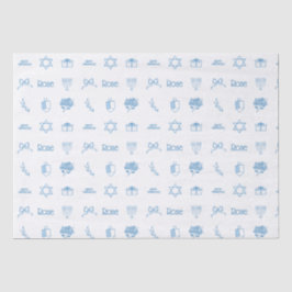 Papel De Seda Hanukkah Preppy personalizado
