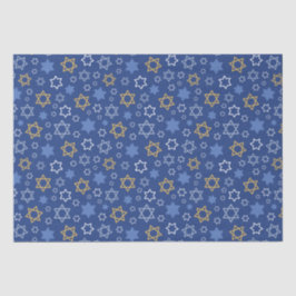 Papel De Seda Happy Hanukkah Star de David