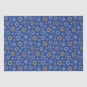 Papel De Seda Happy Hanukkah Star de David