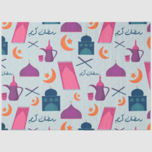 Papel De Seda Happy Ramadan Pattern