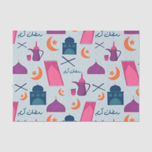 Papel De Seda Happy Ramadan Pattern