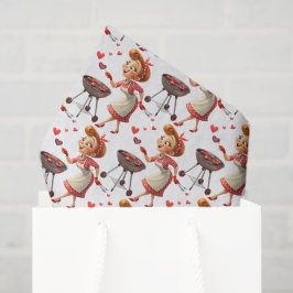 Papel De Seda Happy Valentine's Day Tissue Paper Cooking Hearts