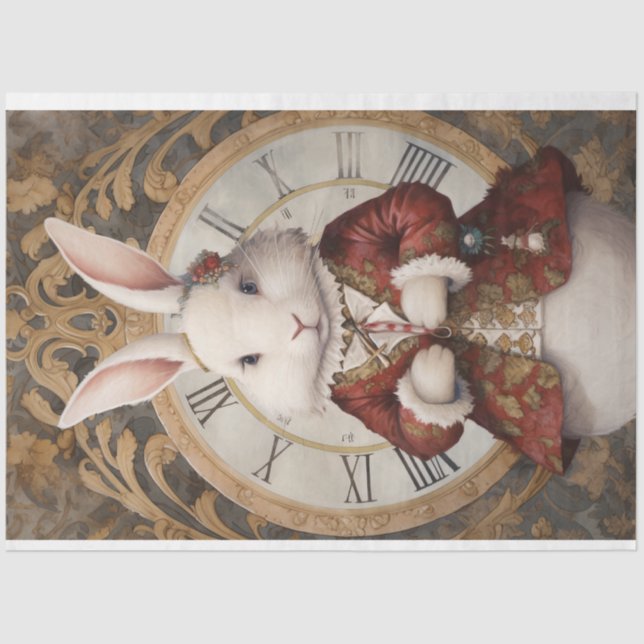 Papel De Seda Hare de Natal 4 (Frente )