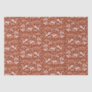 Papel De Seda Hares Snow Field White Rabbit Winter Patterno Brow
