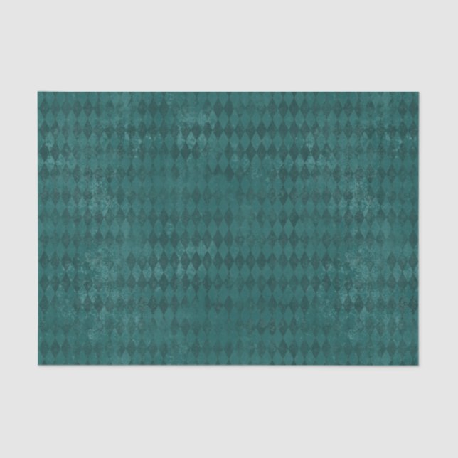 Papel De Seda Harlequin azul (Frente )