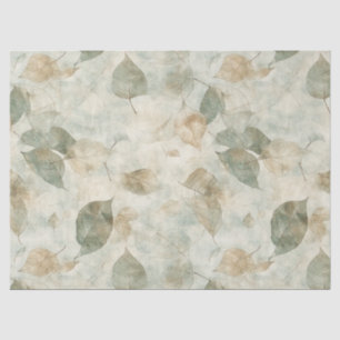 Papel De Seda Harmonia de Folhas Prensadas – Botânica Vintage (8