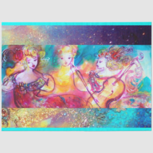 Papel De Seda HARMONY TRIO MUSIC CONCERT Watercolor