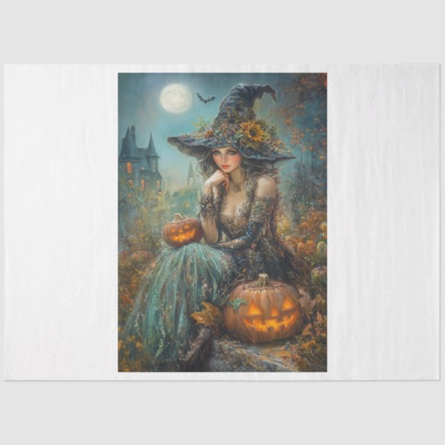 Papel De Seda Harvest Witch (Frente )