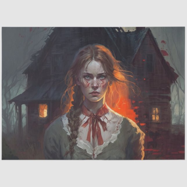 Papel De Seda Haunting house (Frente )